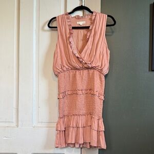 Chic Sleeveless Ruffled Mini Dress